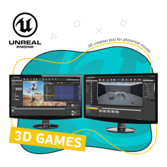 Unreal Engine 4. Игровой движок - КИБЕРшкола программирования для детей, компьютерные курсы для школьников, начинающих и подростков - KIBERone г. Урай