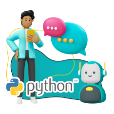 Умный чат-бот на Python - КИБЕРшкола программирования для детей, компьютерные курсы для школьников, начинающих и подростков - KIBERone г. Урай