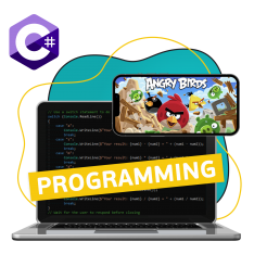 Программирование на C#. Удивительный мир 2D-игр - КИБЕРшкола программирования для детей, компьютерные курсы для школьников, начинающих и подростков - KIBERone г. Урай