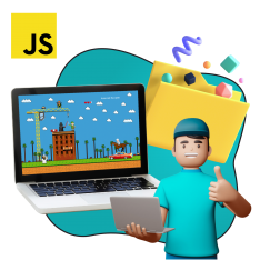 Программирование на JavaScript. Учимся создавать игры! - КИБЕРшкола программирования для детей, компьютерные курсы для школьников, начинающих и подростков - KIBERone г. Урай