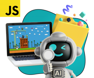 Язык программирования JavaScript + AI. Проектное обучение + геймификация + AI-помощники - КИБЕРшкола программирования для детей, компьютерные курсы для школьников, начинающих и подростков - KIBERone г. Урай